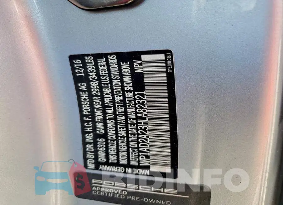 WP1AD2A23HLA82321 Photo# 13