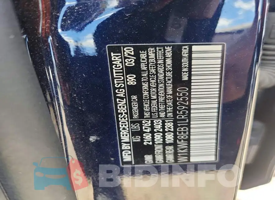 W1KWF8EB1LR592550 Photo# 12