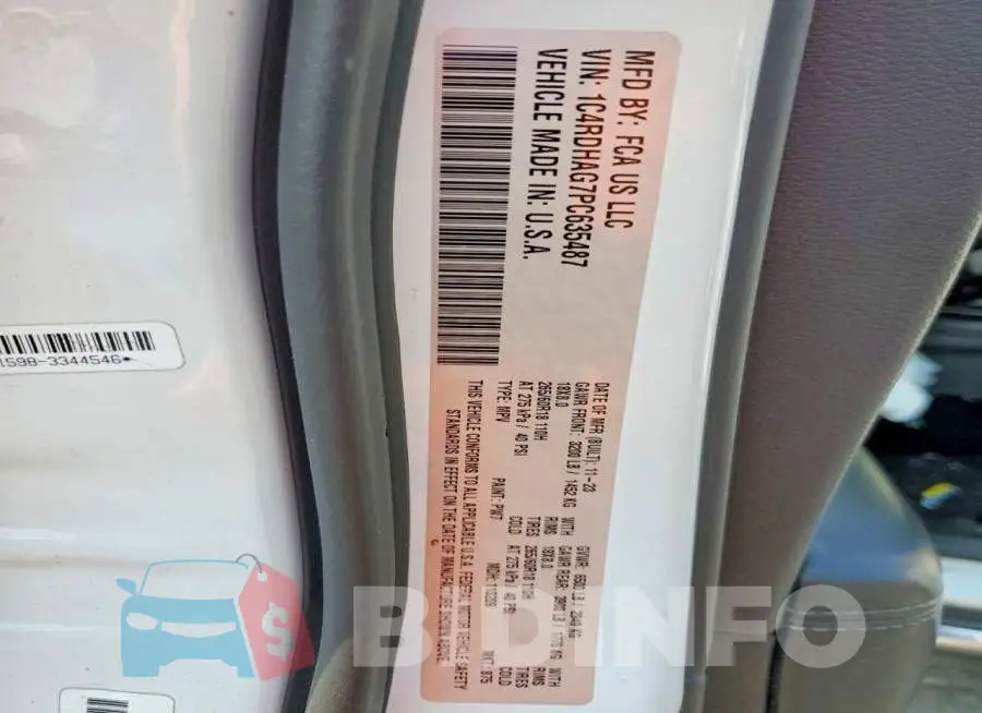 1C4RDHAG7PC635487 Photo# 14