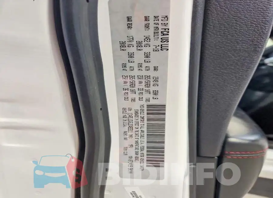 1C4RDJDG6JC483311 Photo# 13