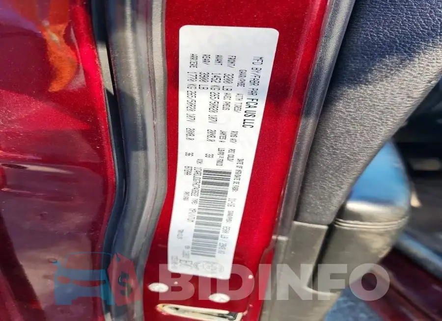 1C4RDJDG7HC743922 Photo# 13