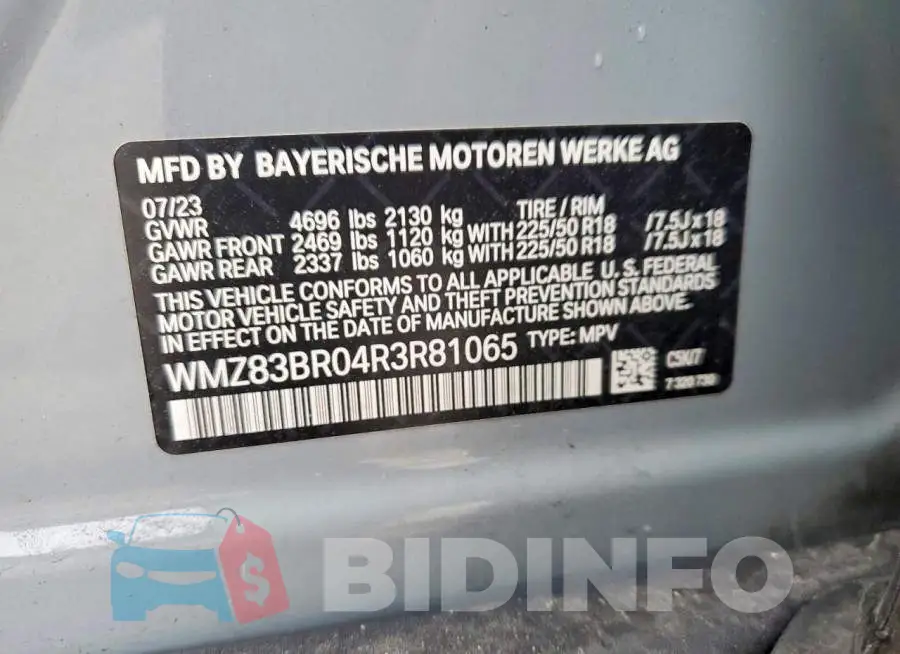 WMZ83BR04R3R81065 Photo# 12