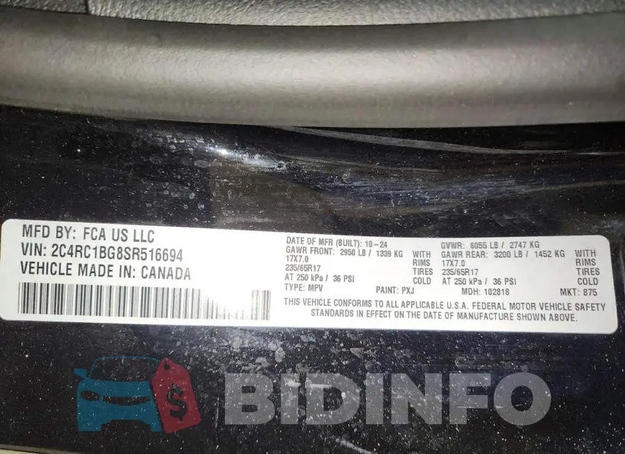 2C4RC1BG8SR516694 Photo# 13