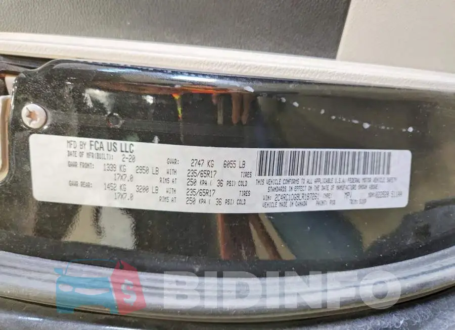 2C4RC1DG9LR187261 Photo# 13