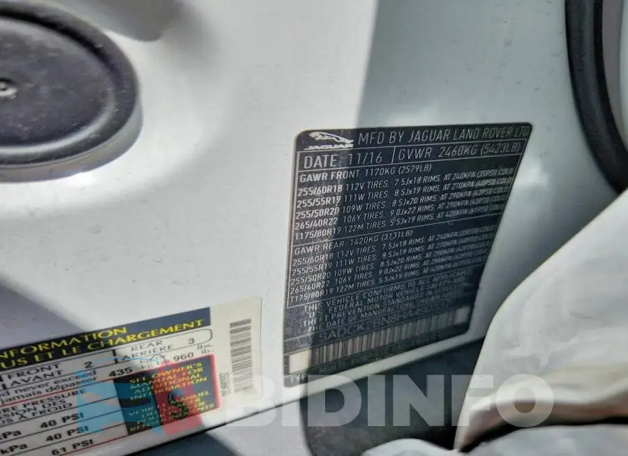 SADCK2BN8HA490337 Photo# 14
