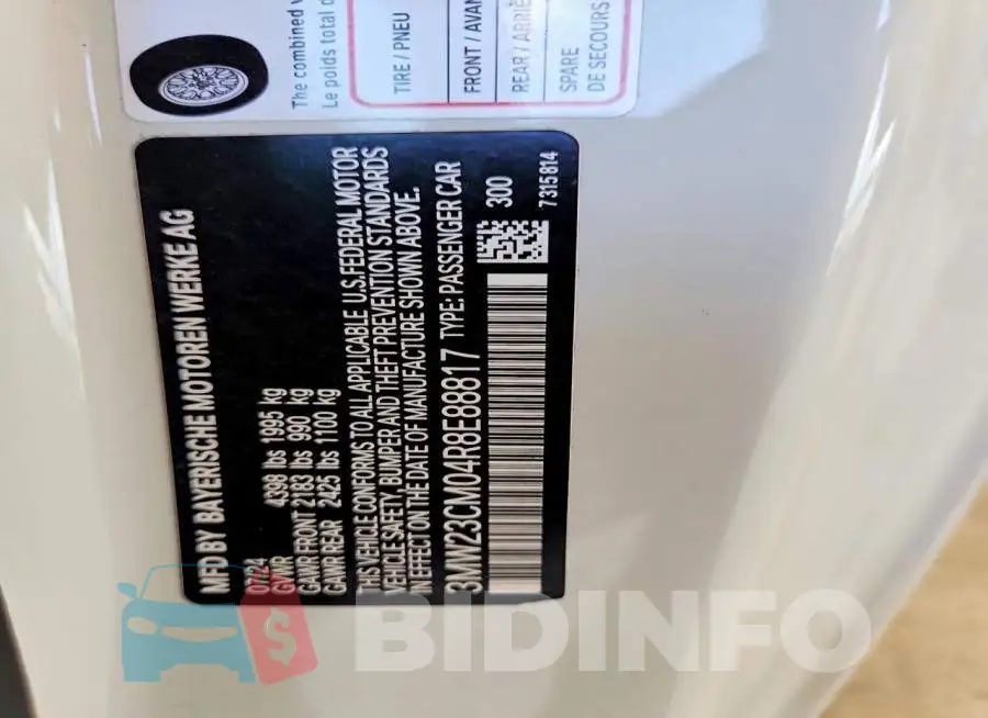 3MW23CM04R8E88817 Photo# 13