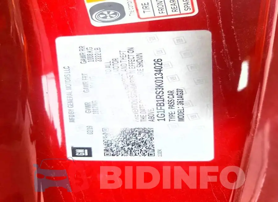1G1FB1RS3K0134026 Photo# 13