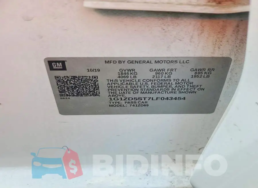 1G1ZD5ST7LF043454 Photo# 12