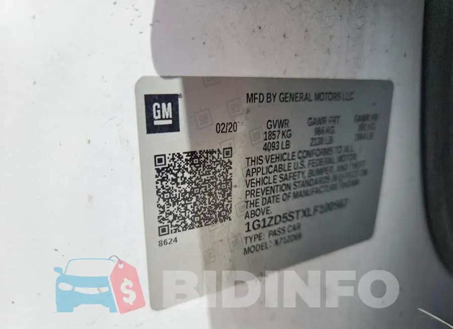 1G1ZD5STXLF100567 Photo# 12