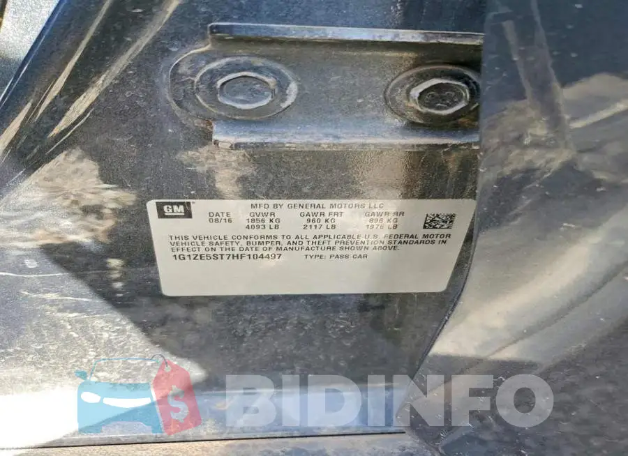 1G1ZE5ST7HF104497 Photo# 12