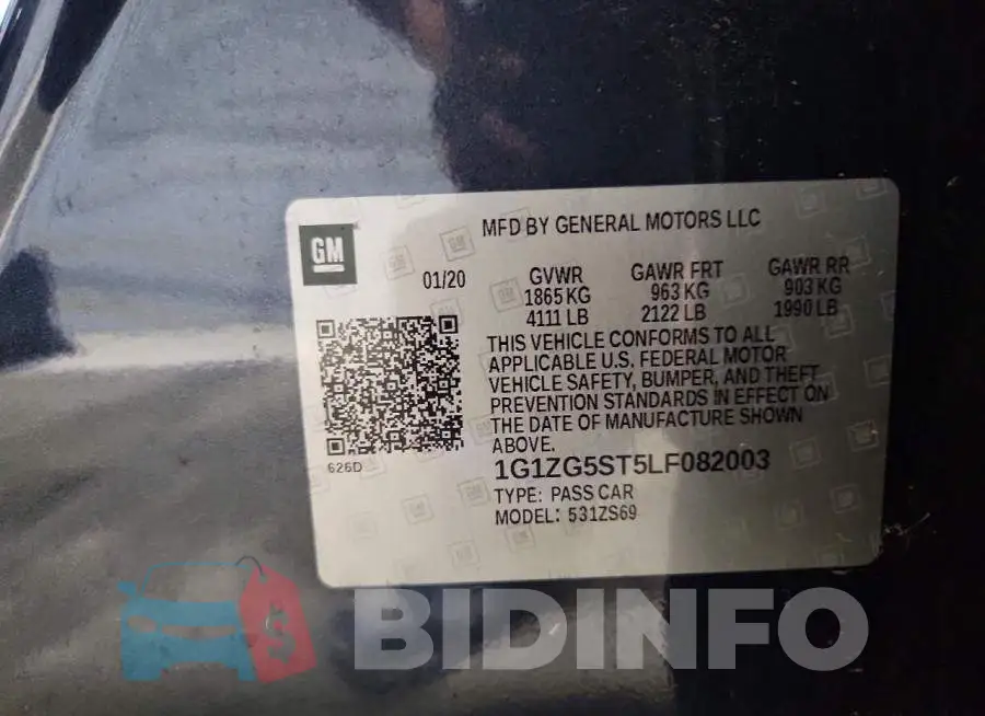 1G1ZG5ST5LF082003 Photo# 12