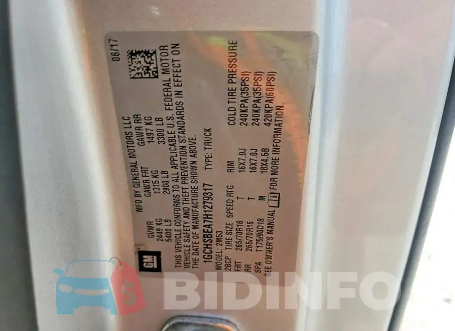 1GCHSBEA7H1279317 Photo# 12