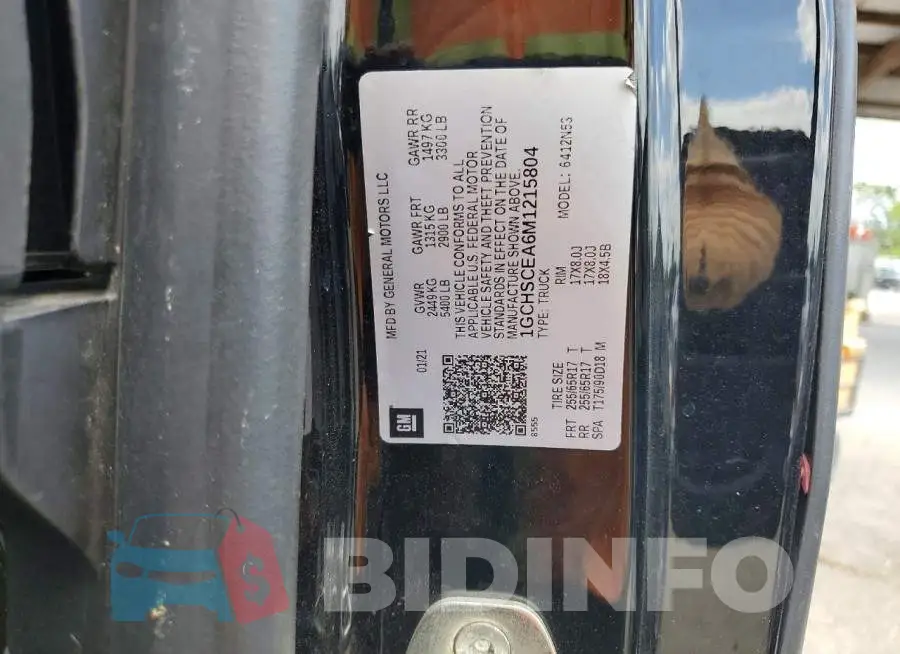 1GCHSCEA6M1215804 Photo# 13