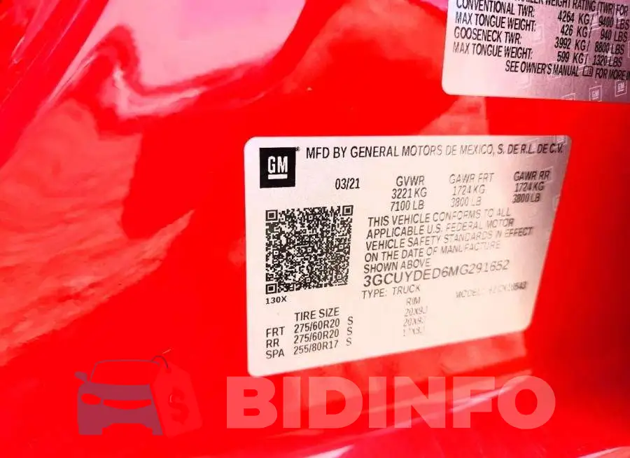 3GCUYDED6MG291652 Photo# 13