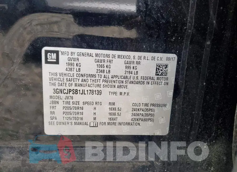 3GNCJPSB1JL178139 Photo# 12