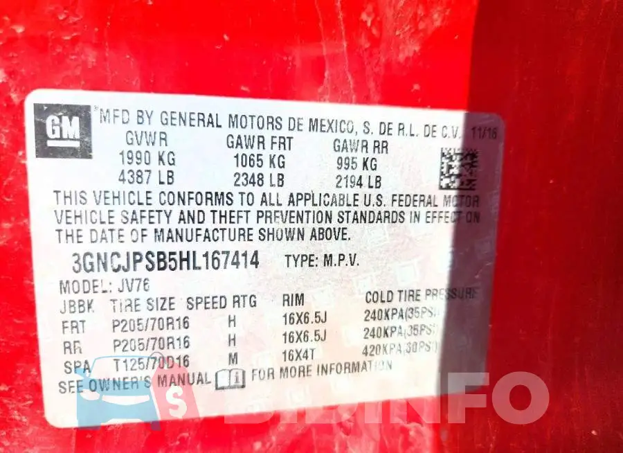 3GNCJPSB5HL167414 Photo# 13
