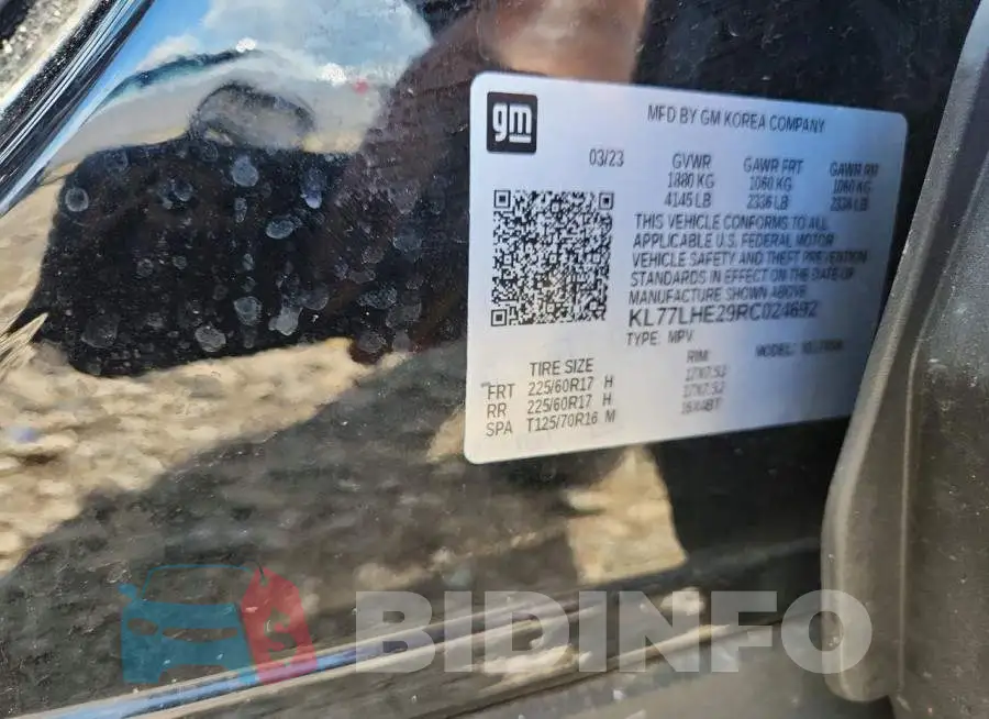 KL77LHE29RC024692 Photo# 13