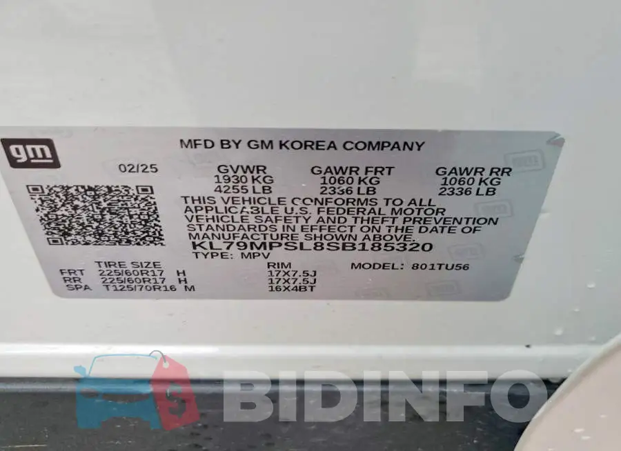 KL79MPSL8SB185320 Photo# 13