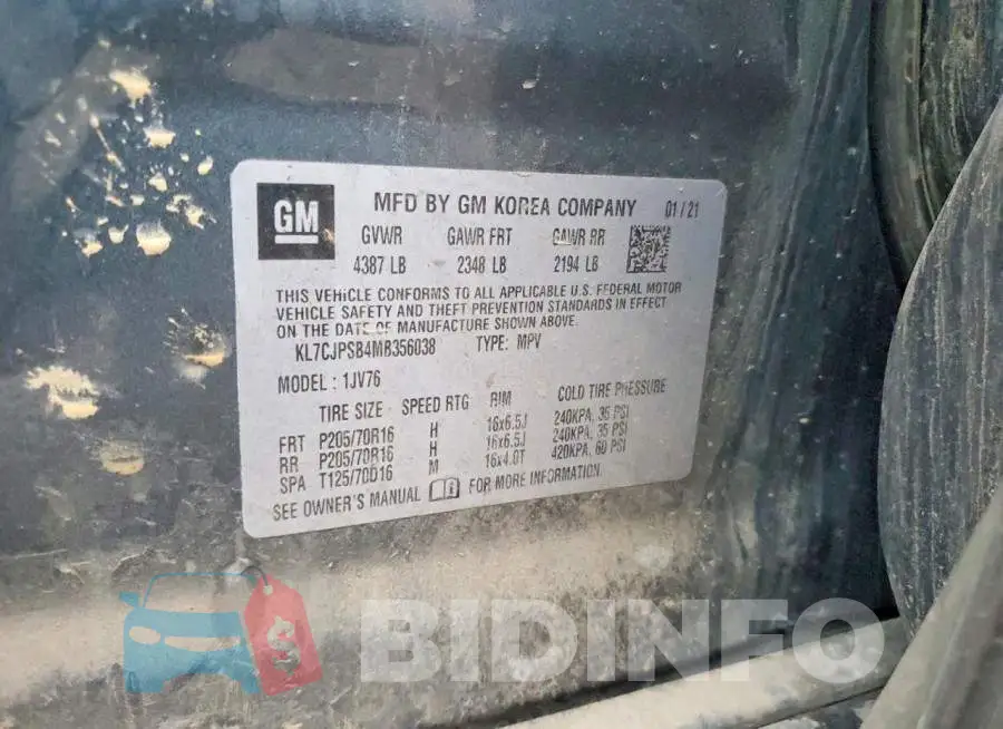 KL7CJPSB4MB356038 Photo# 13