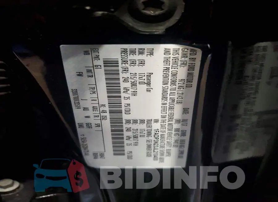 1FADP3N23JL210400 Photo# 12