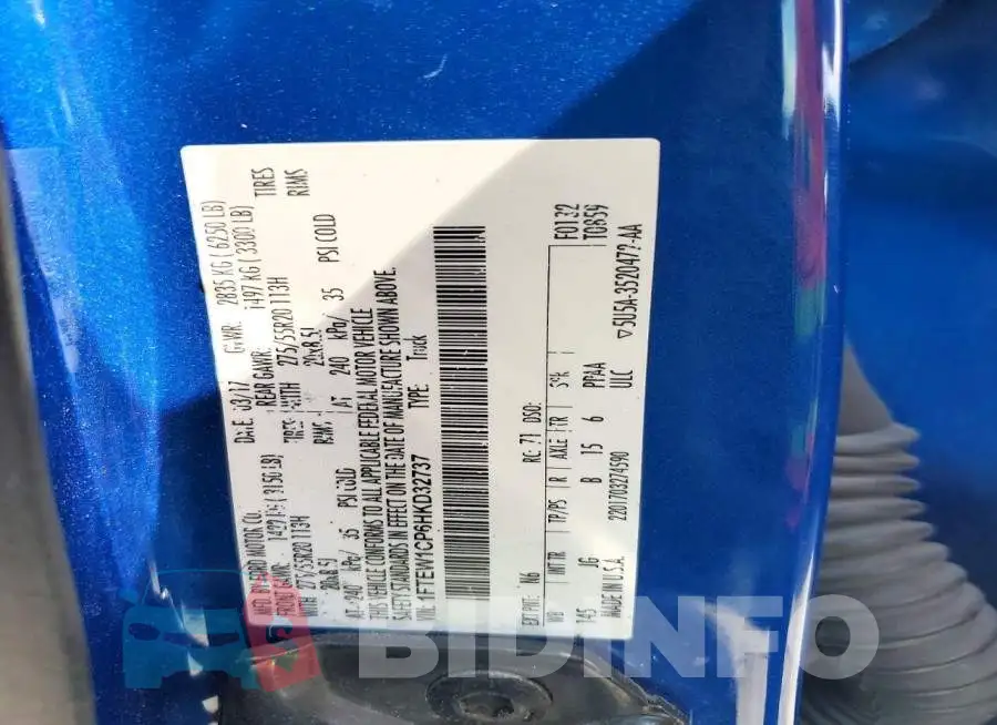1FTEW1CP6HKD32737 Photo# 12
