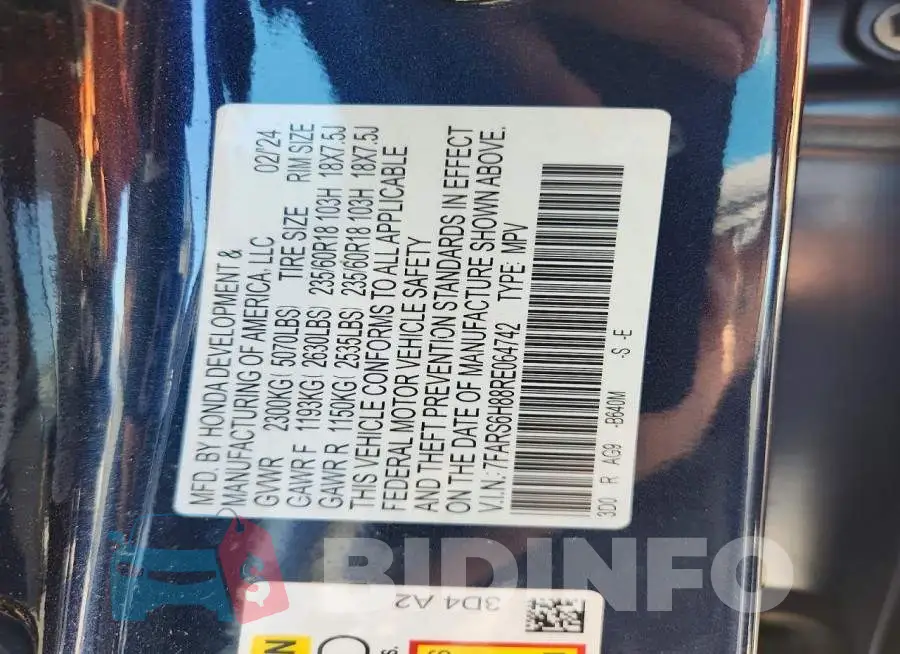 7FARS6H88RE064742 Photo# 12