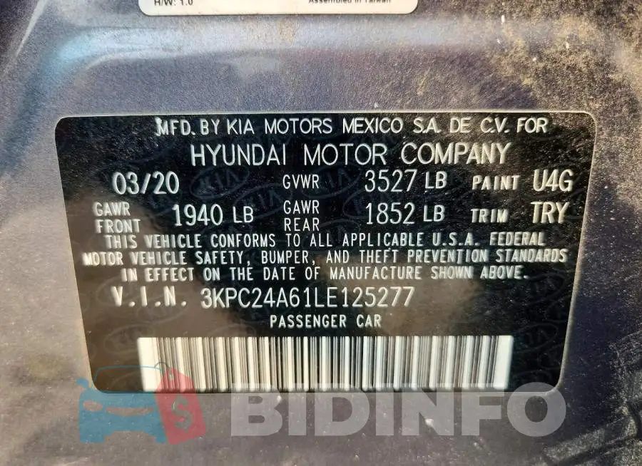3KPC24A61LE125277 Photo# 12
