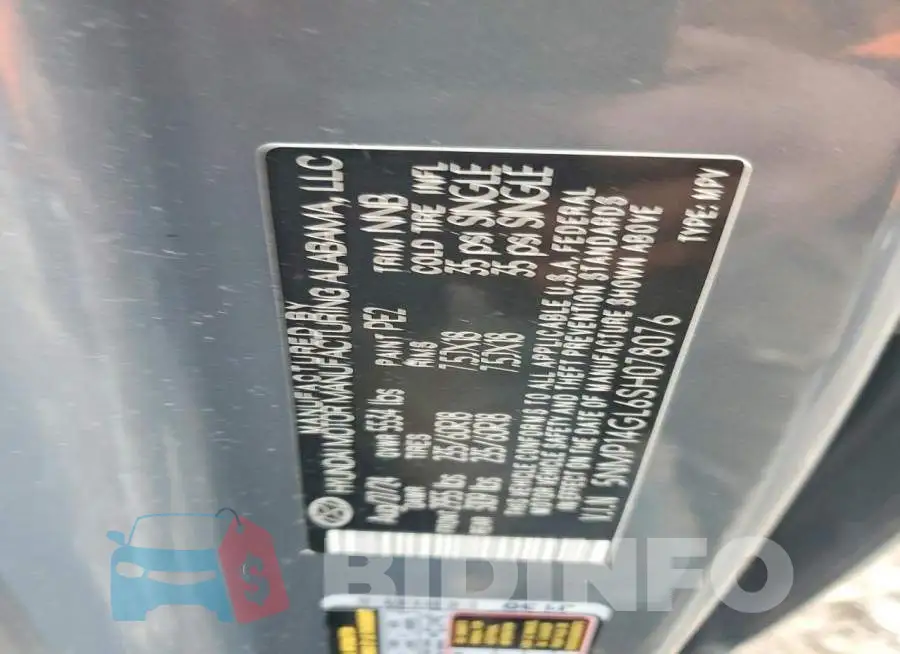 5NMP14GL6SH078076 Photo# 13