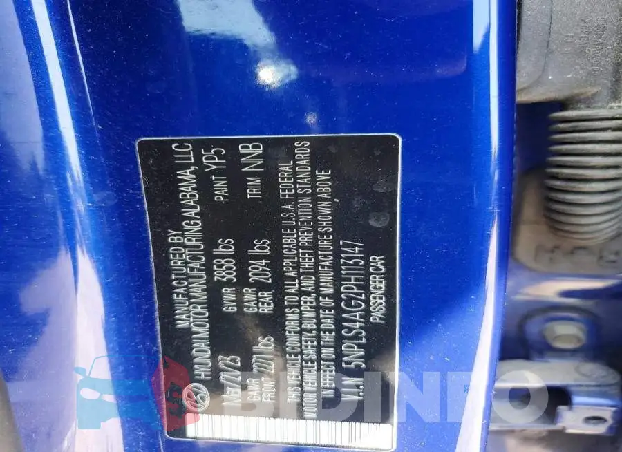 5NPLS4AG2PH113147 Photo# 12