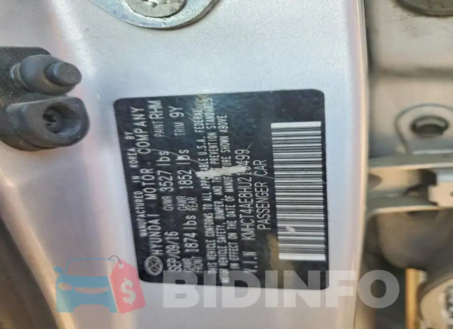 KMHCT4AE8HU215499 Photo# 12