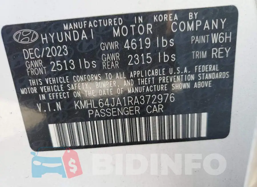 KMHL64JA1RA372976 Photo# 13