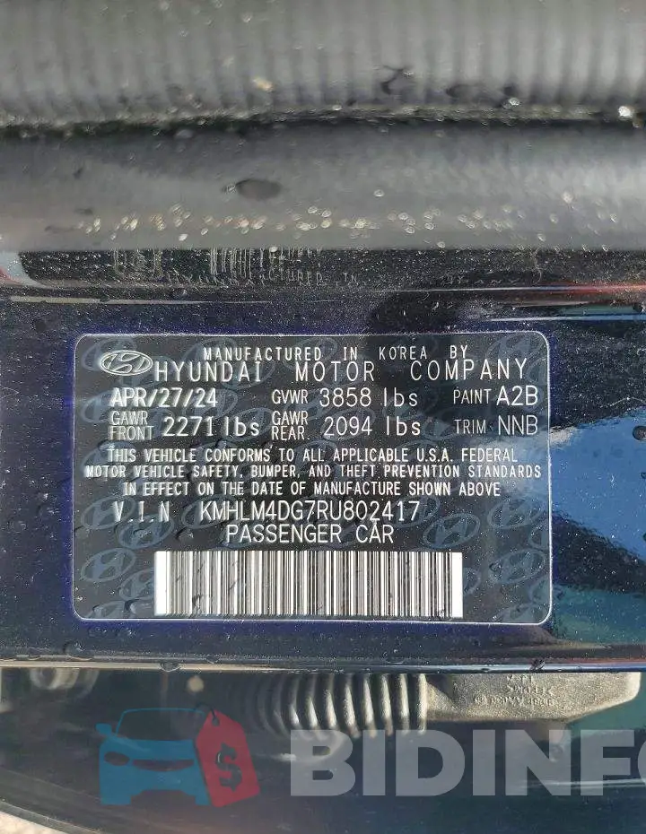 KMHLM4DG7RU802417 Photo# 13