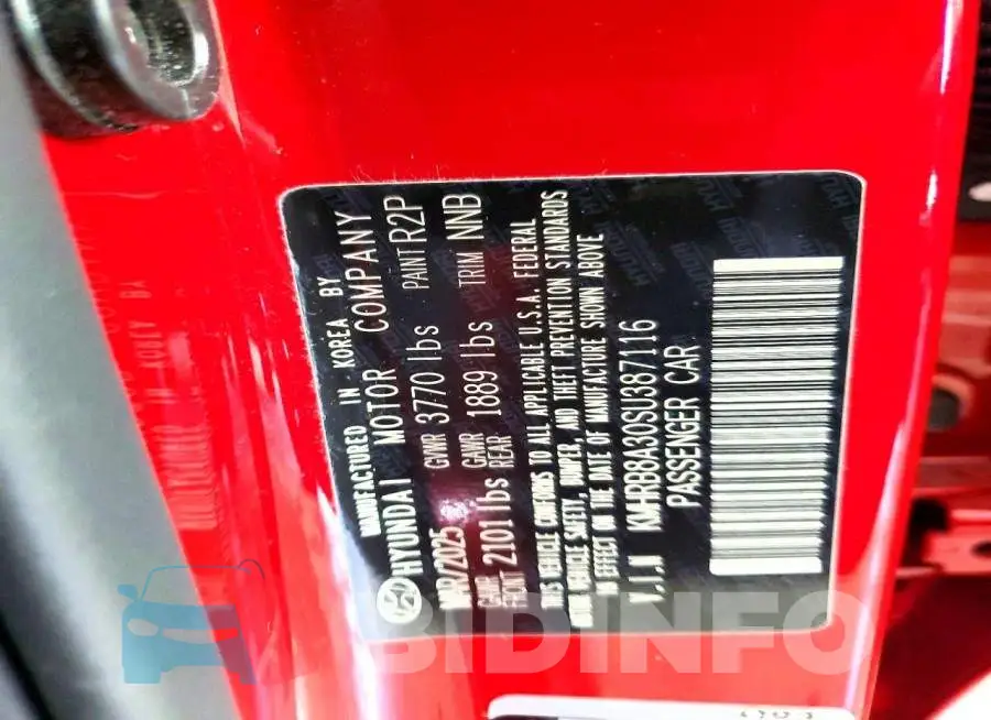 KMHRB8A30SU387116 Photo# 14