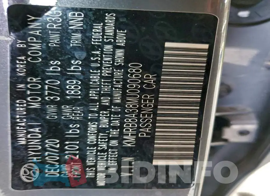 KMHRB8A38MU090680 Photo# 13