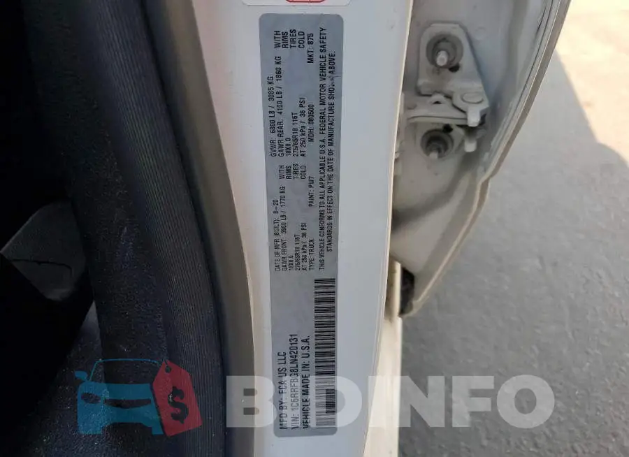 1C6RRFBG8LN420131 Photo# 12