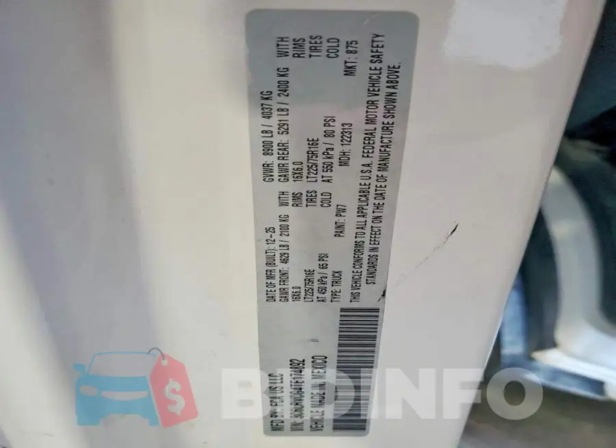3C6LRVCG4TE174892 Photo# 13
