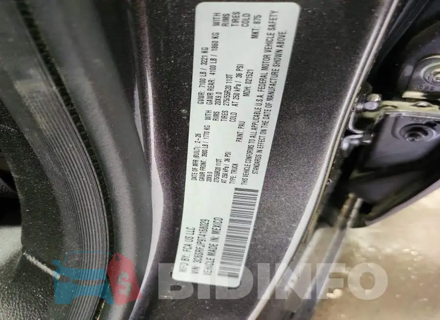 3C6SRFJP9T4168029 Photo# 12