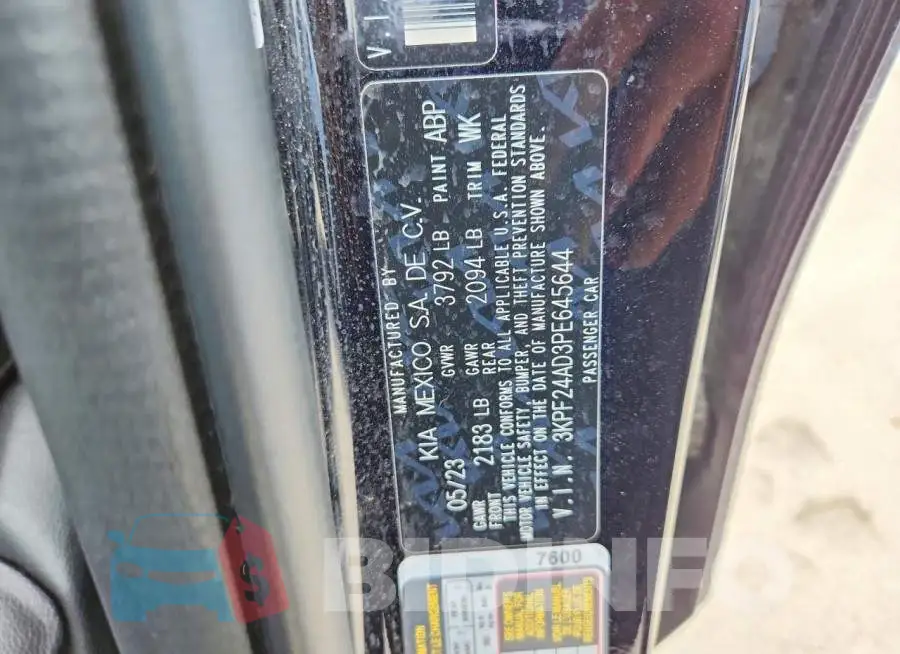 3KPF24AD3PE645644 Photo# 13