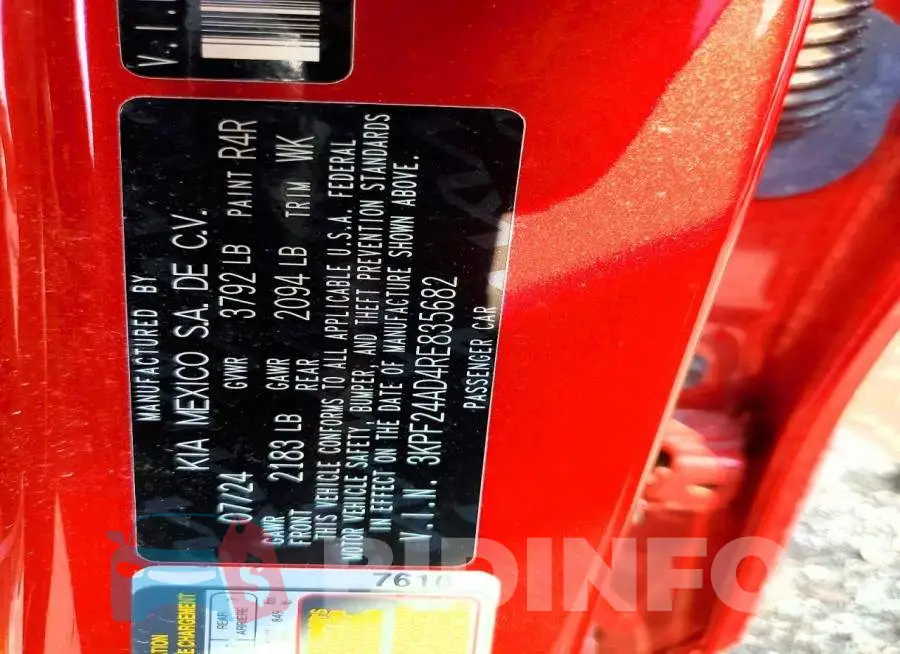 3KPF24AD4RE835682 Photo# 12