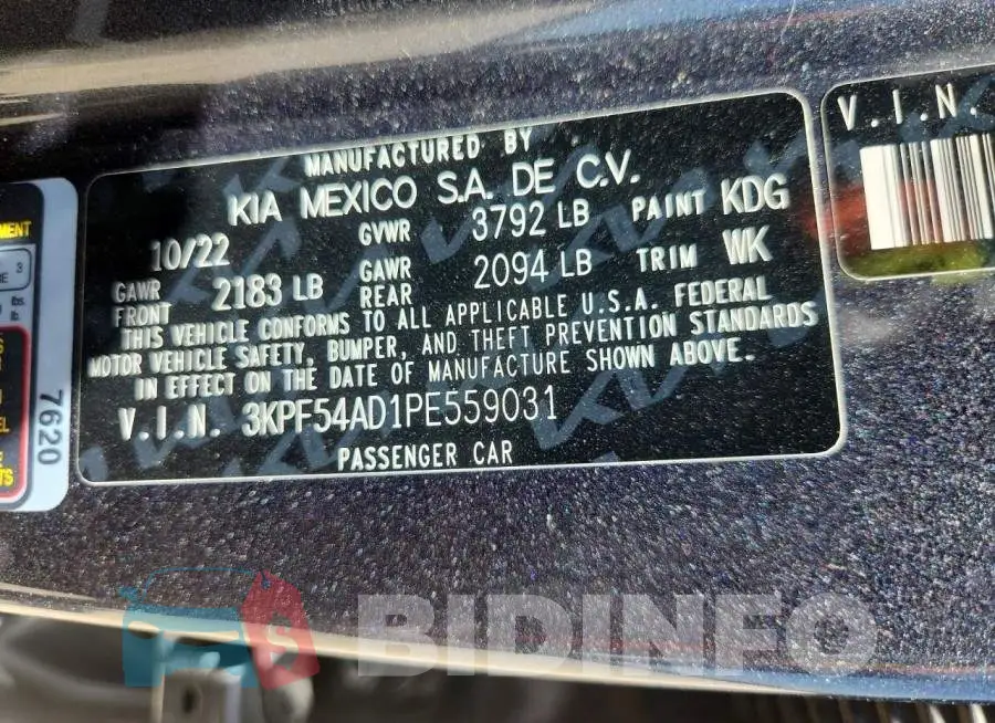3KPF54AD1PE559031 Photo# 13