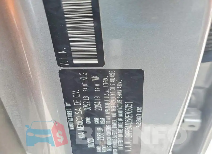 3KPF54AD5RE706051 Photo# 12