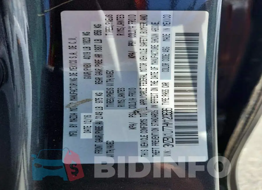 3MZBN1U77HM120536 Photo# 12