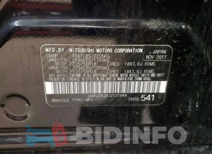 JA4AZ3A32JZ031844 Photo# 14