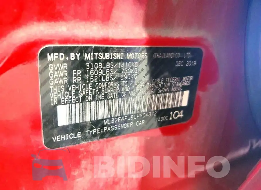 ML32F4FJ8LHF04872 Photo# 12