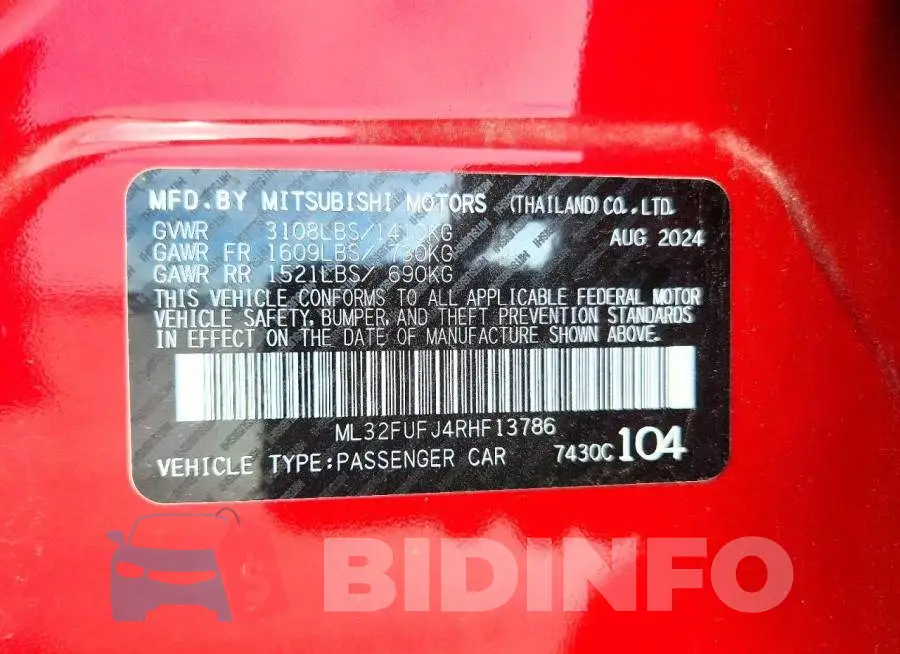 ML32FUFJ4RHF13786 Photo# 12