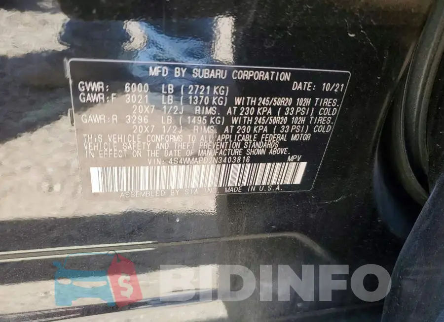 4S4WMAPD2N3403816 Photo# 12