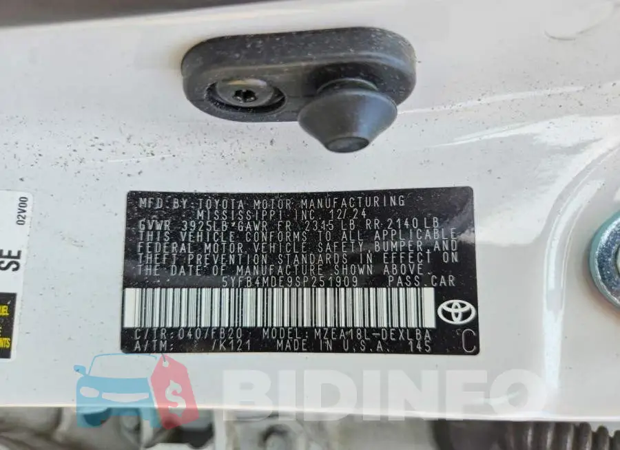 5YFB4MDE9SP251909 Photo# 13