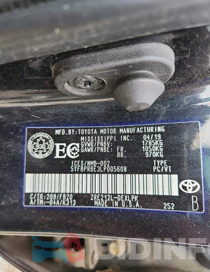 5YFBPRBE3LP005608 Photo# 12