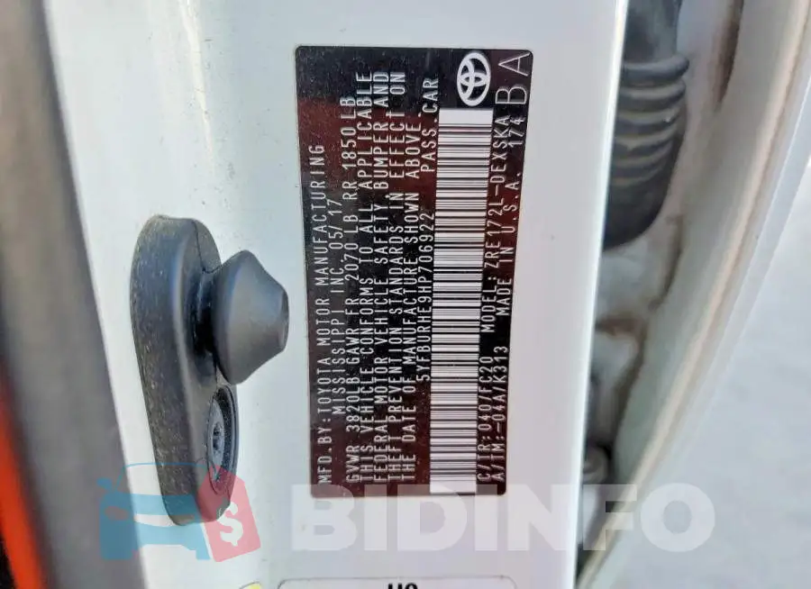 5YFBURHE9HP706922 Photo# 12