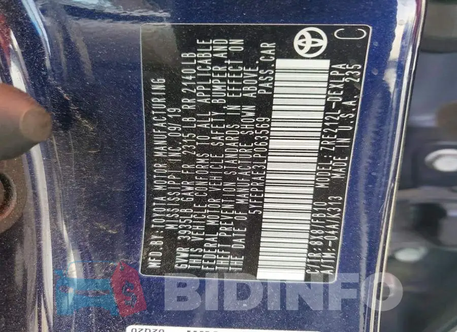 5YFEPRAE3LP063569 Photo# 12